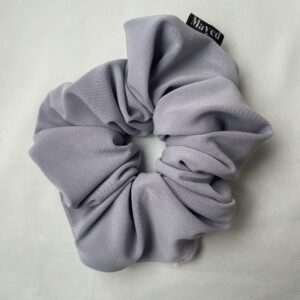 Cotton-Jersey Maxi Scrunchie - Light Grey